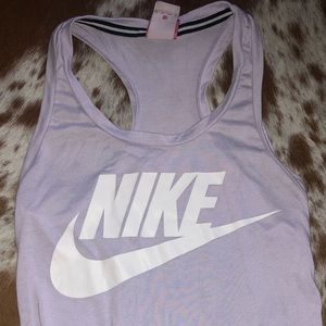 Nike lavender color racer back tank xs